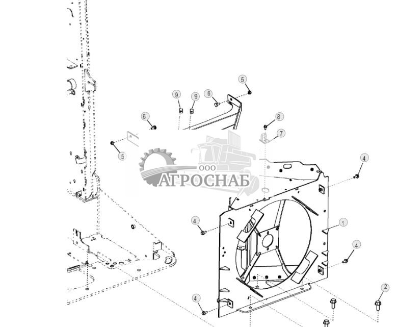 Рама вспомогательной системы двигателя - ST132 234.jpg